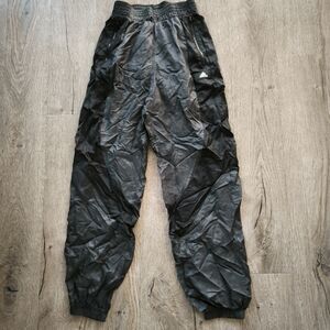 Black W Adidas Track Pants